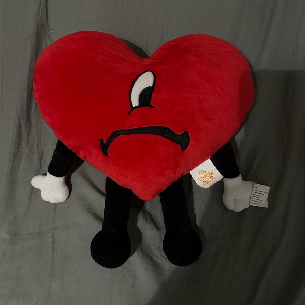 Bad Bunny Heart Plushie